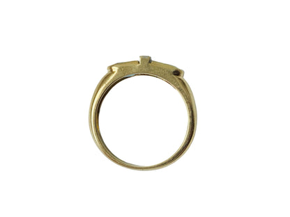 18ct Gold Aquamarine Diamond Ring