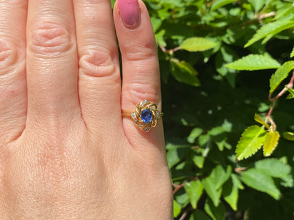 18ct Gold Sapphire & Diamond Ring