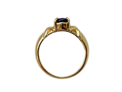 9ct Gold Amethyst Ring