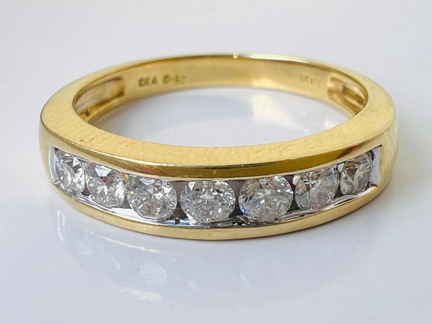 18ct Gold Seven-Stone 0.50ct Diamond Ring