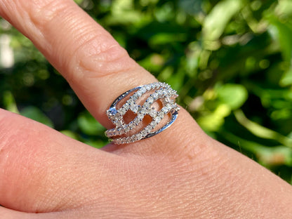 9ct Gold Diamond Ring