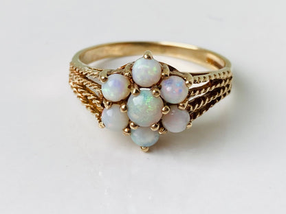 Vintage 9ct Gold Opal Ring