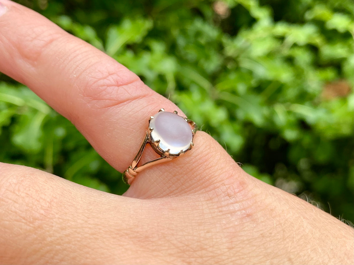 Antique 9ct Gold Moonstone Ring