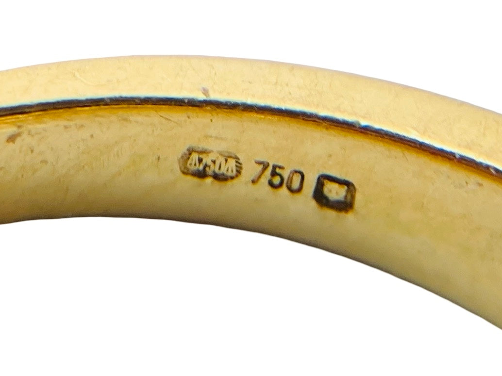 18ct Gold Ten-Stone Diamond Ring