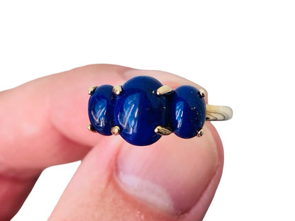 9ct Gold Lapis Lazuli Ring