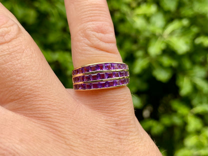 9ct Gold Amethyst Ring