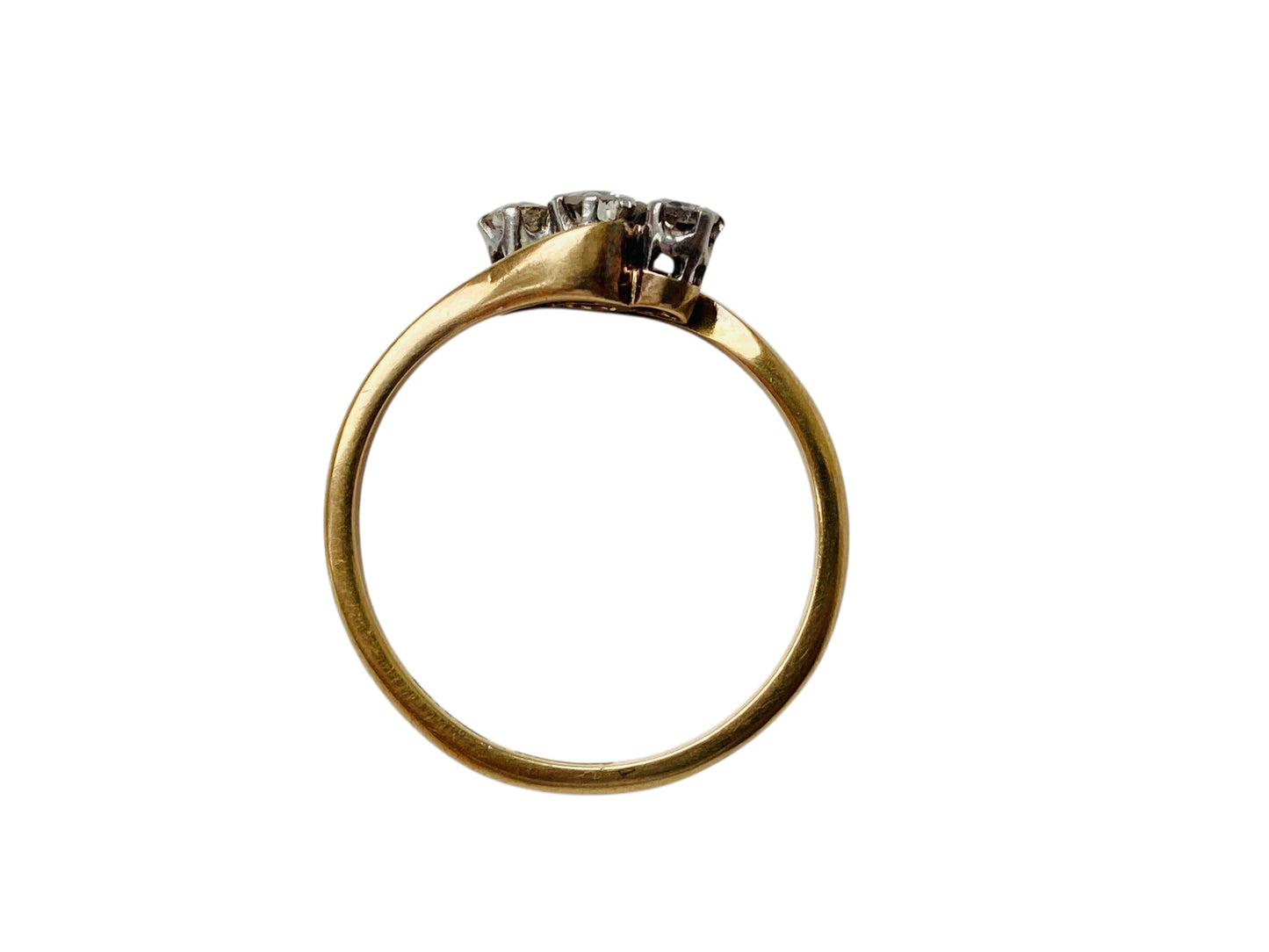 Antique 18ct Gold Three-Stone Diamond Ring