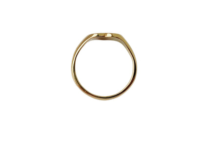 9ct Gold Heart Signet Ring