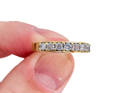 18ct Gold Seven-Stone 0.50ct Diamond Ring