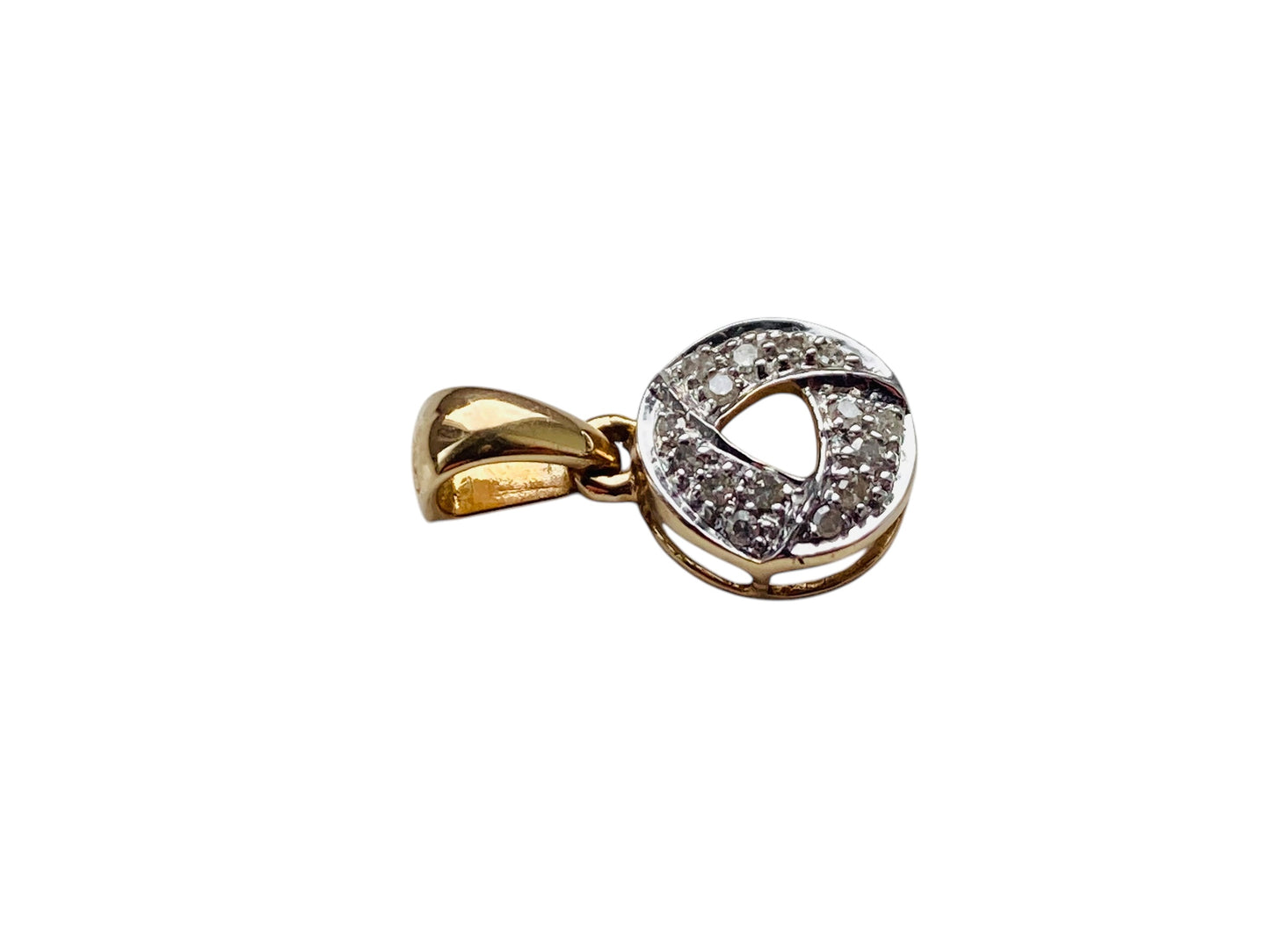 9ct Gold Diamond Pendant