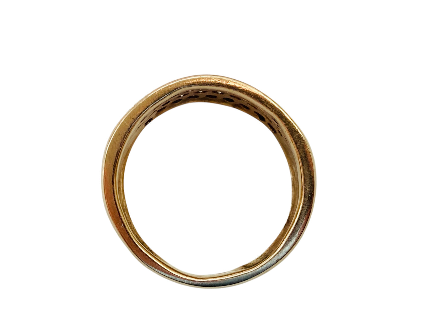 9ct Gold Diamond Pave Ring