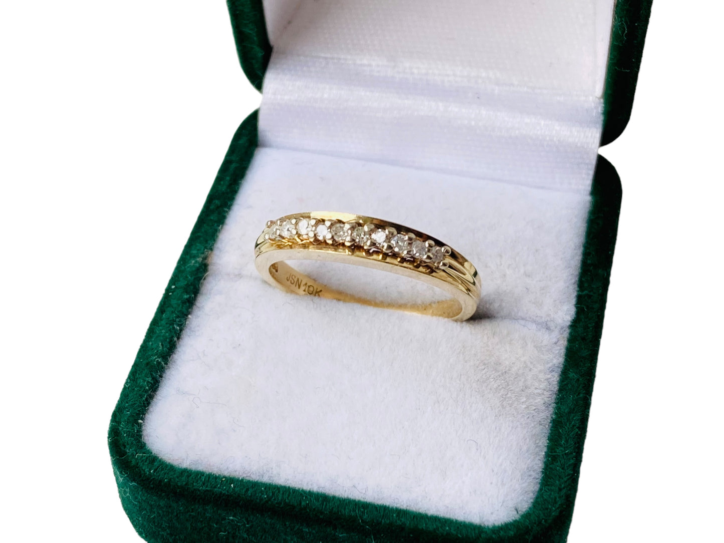 10ct Gold Diamond Ring