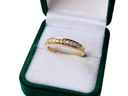 10ct Gold Diamond Ring