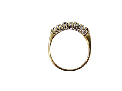 Vintage 18ct Gold Sapphire & Diamond Ring
