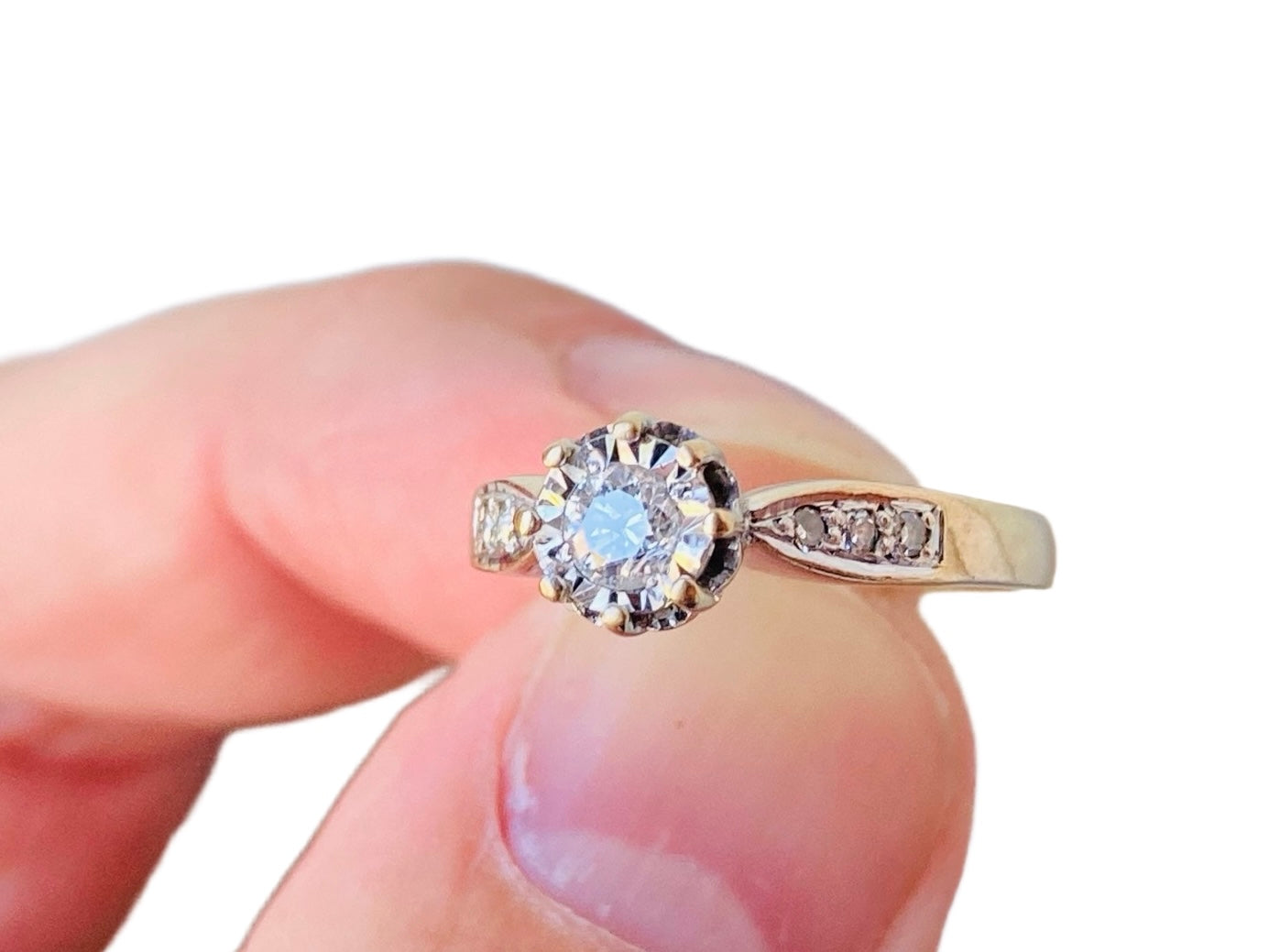 9ct Gold 0.25ct Diamond Ring