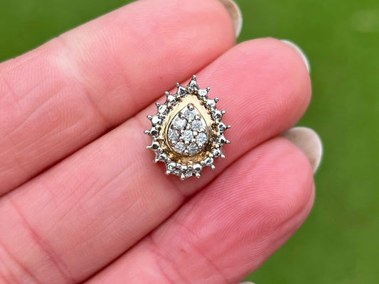9ct Gold Diamond Pendant