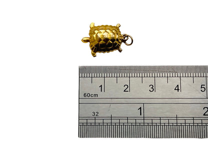Vintage 9ct Gold Turtle Pendant