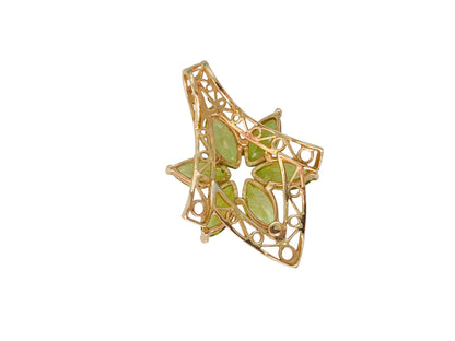 9ct Gold Peridot Pendant
