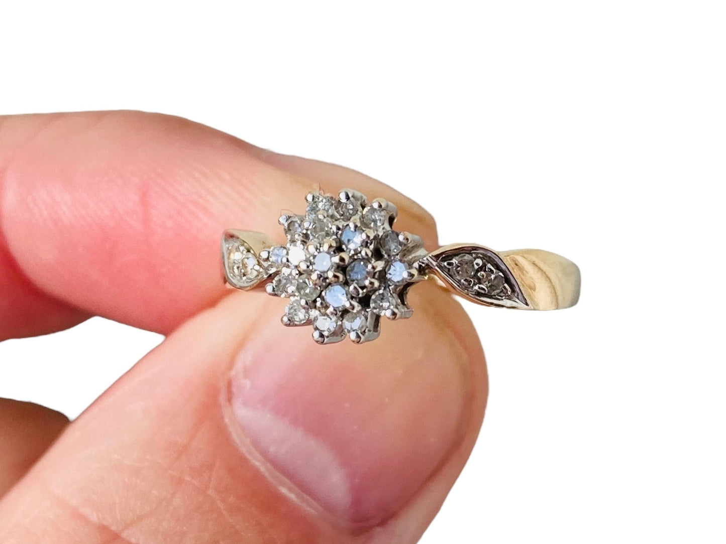 9ct Gold Diamond Ring