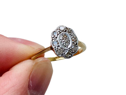 Antique 18ct Gold Diamond Ring