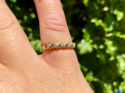 9ct Gold Diamond Ring
