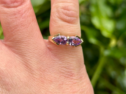9ct Gold Amethyst Ring