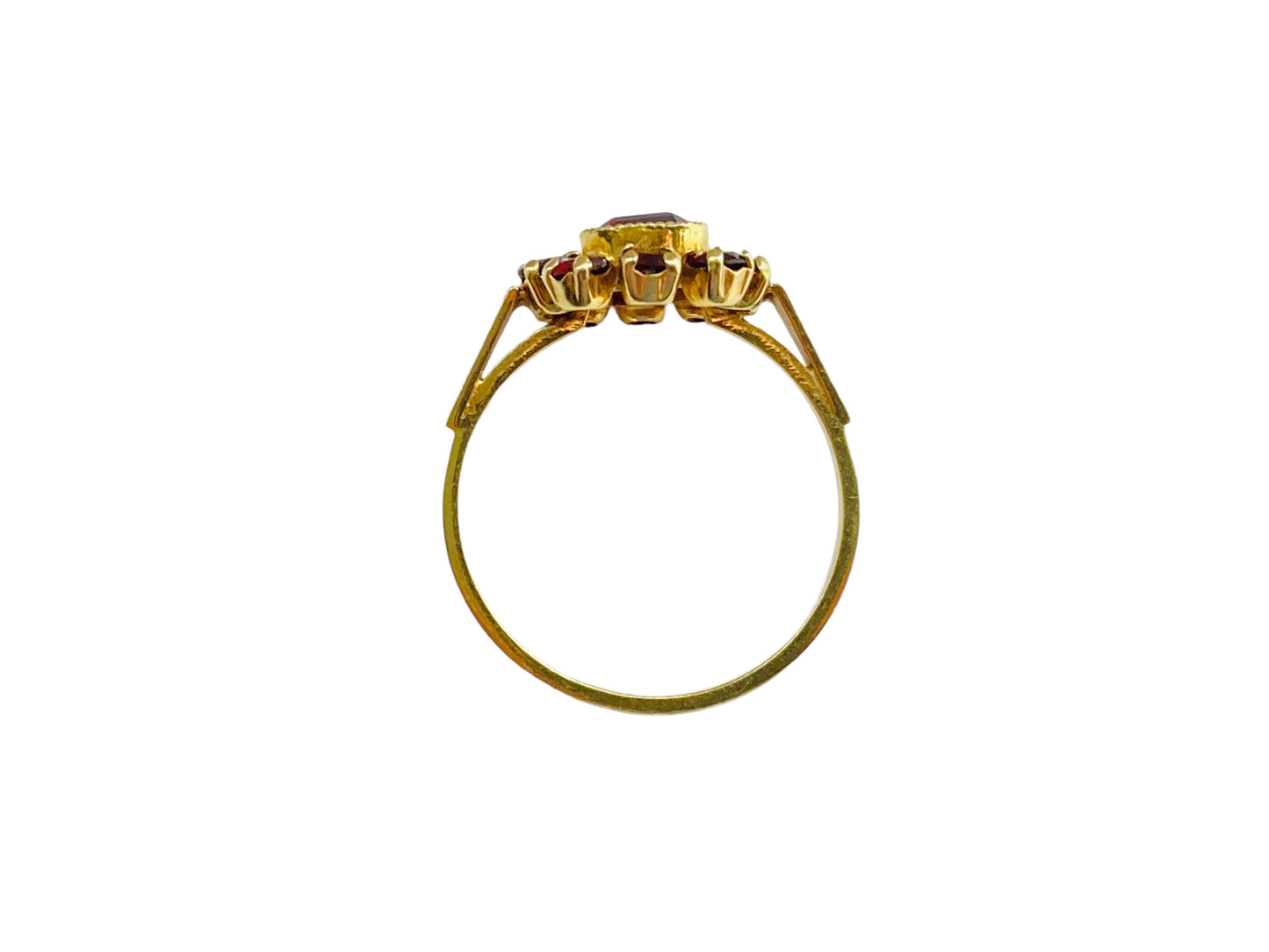 Vintage 14ct Gold Garnet Ring