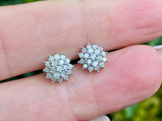 9ct Gold 0.50ct Diamond Earrings