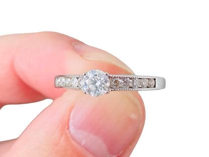 18ct Gold 0.71ct Diamond Ring