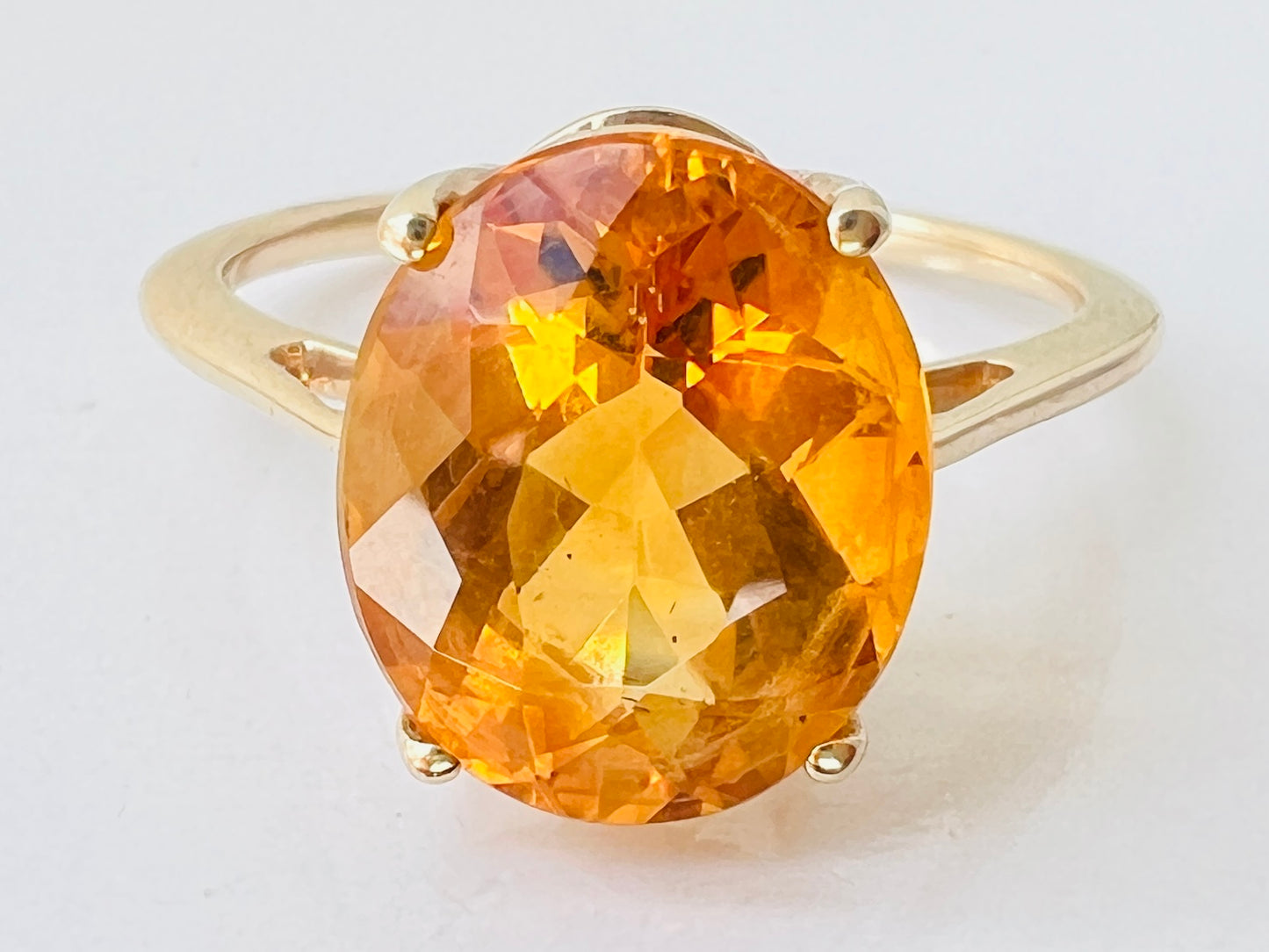 9ct Gold Citrine Ring