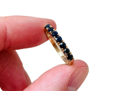 Vintage 9ct Gold Sapphire Ring