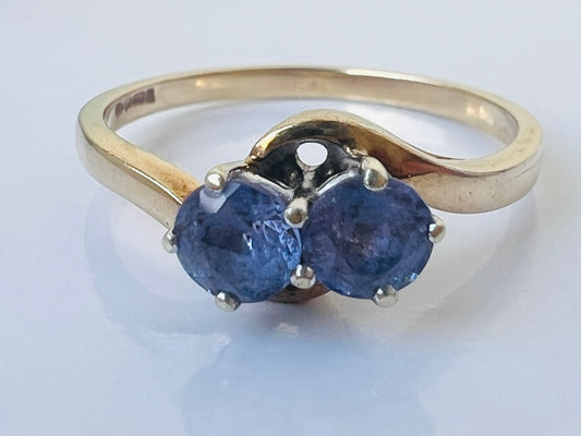 9ct Gold Iolite Ring
