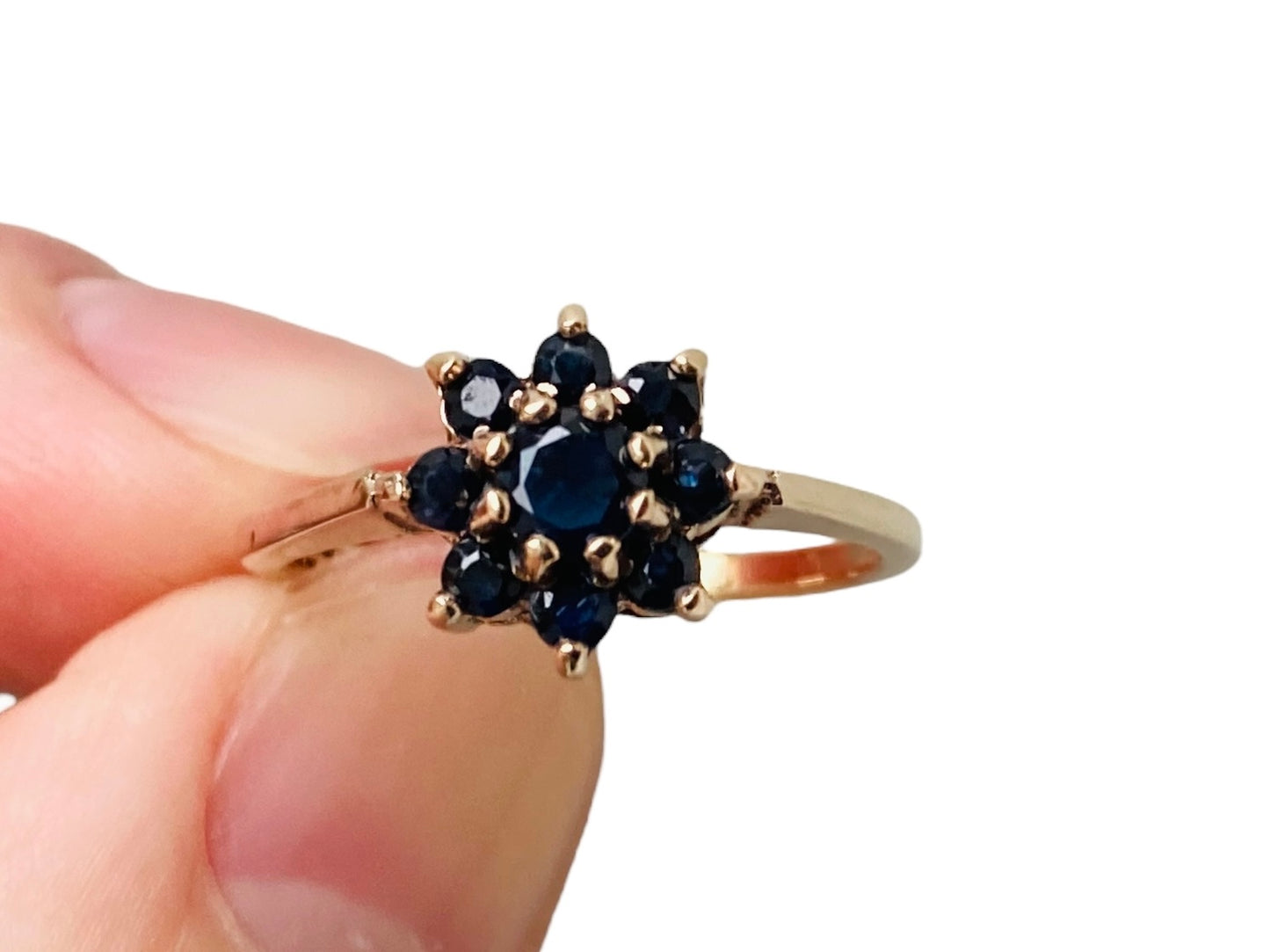 Vintage 9ct Gold Sapphire Ring