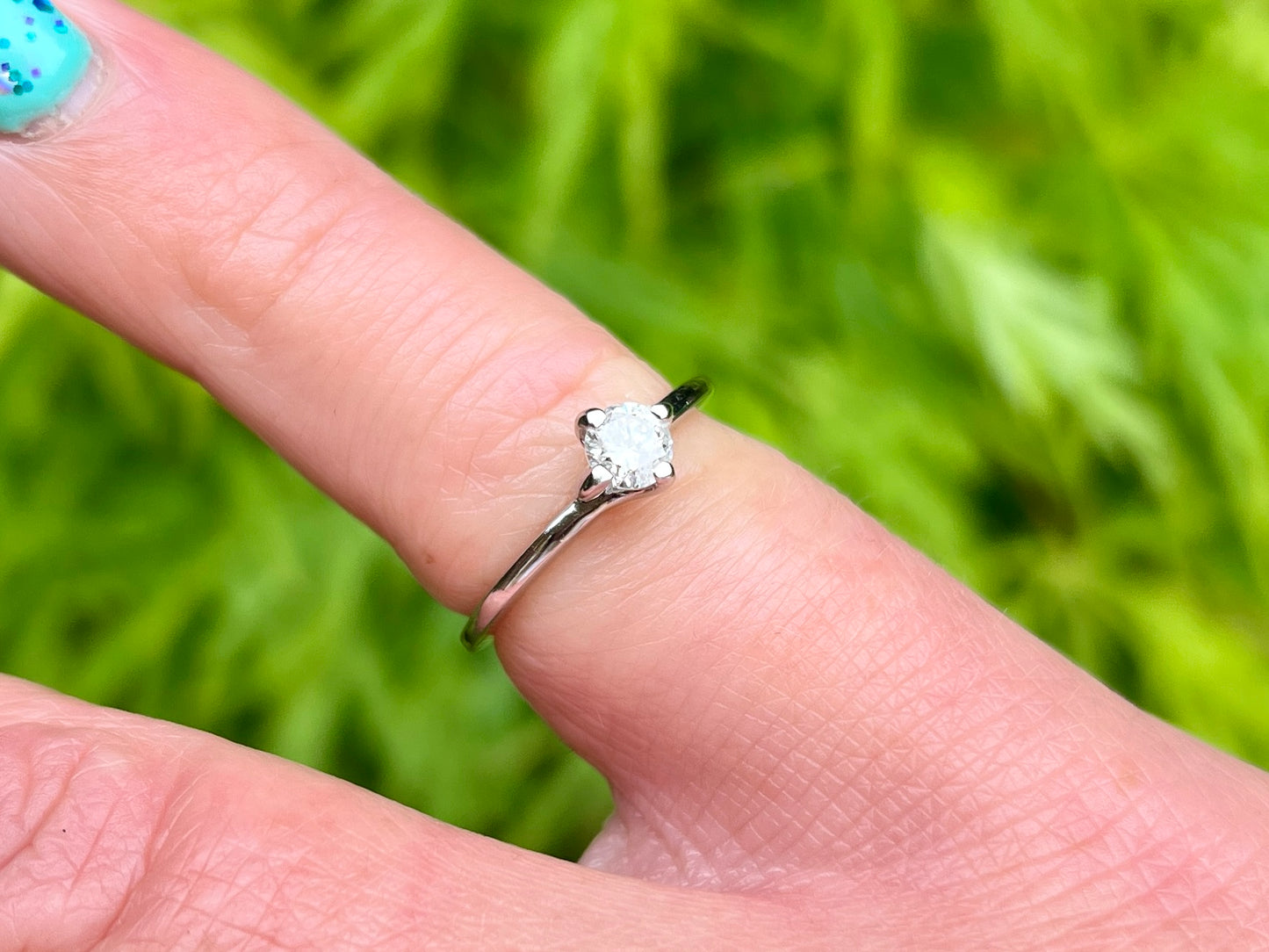 18ct Gold Diamond Solitaire Ring