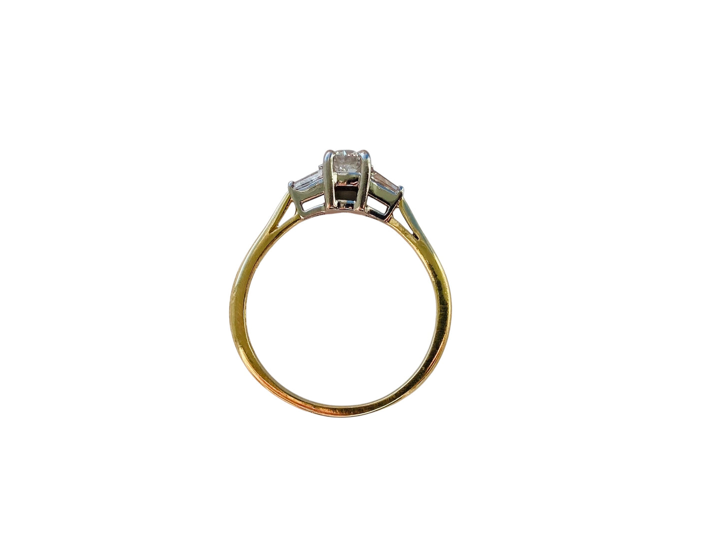 18ct Gold Three-Stone Diamond Ring