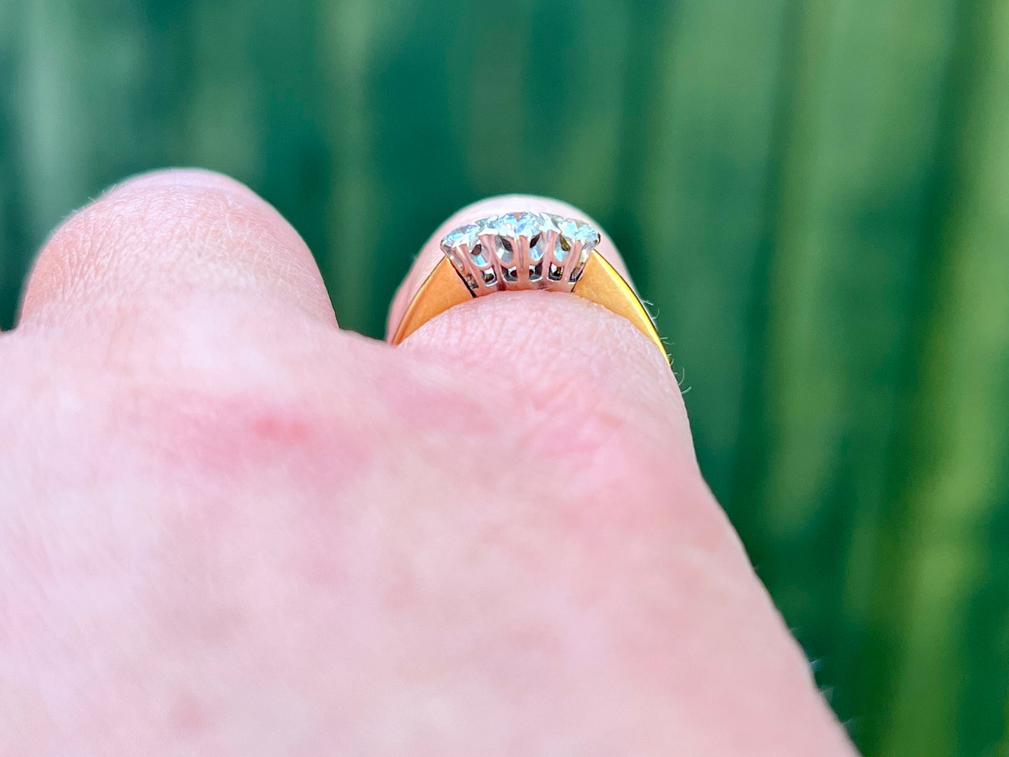 18ct Gold Three-Stone Diamond Ring