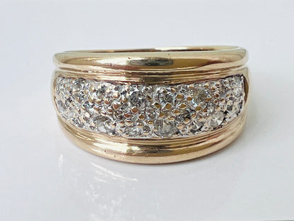9ct Gold Diamond Ring