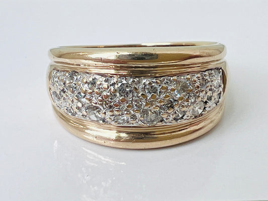 9ct Gold Diamond Ring
