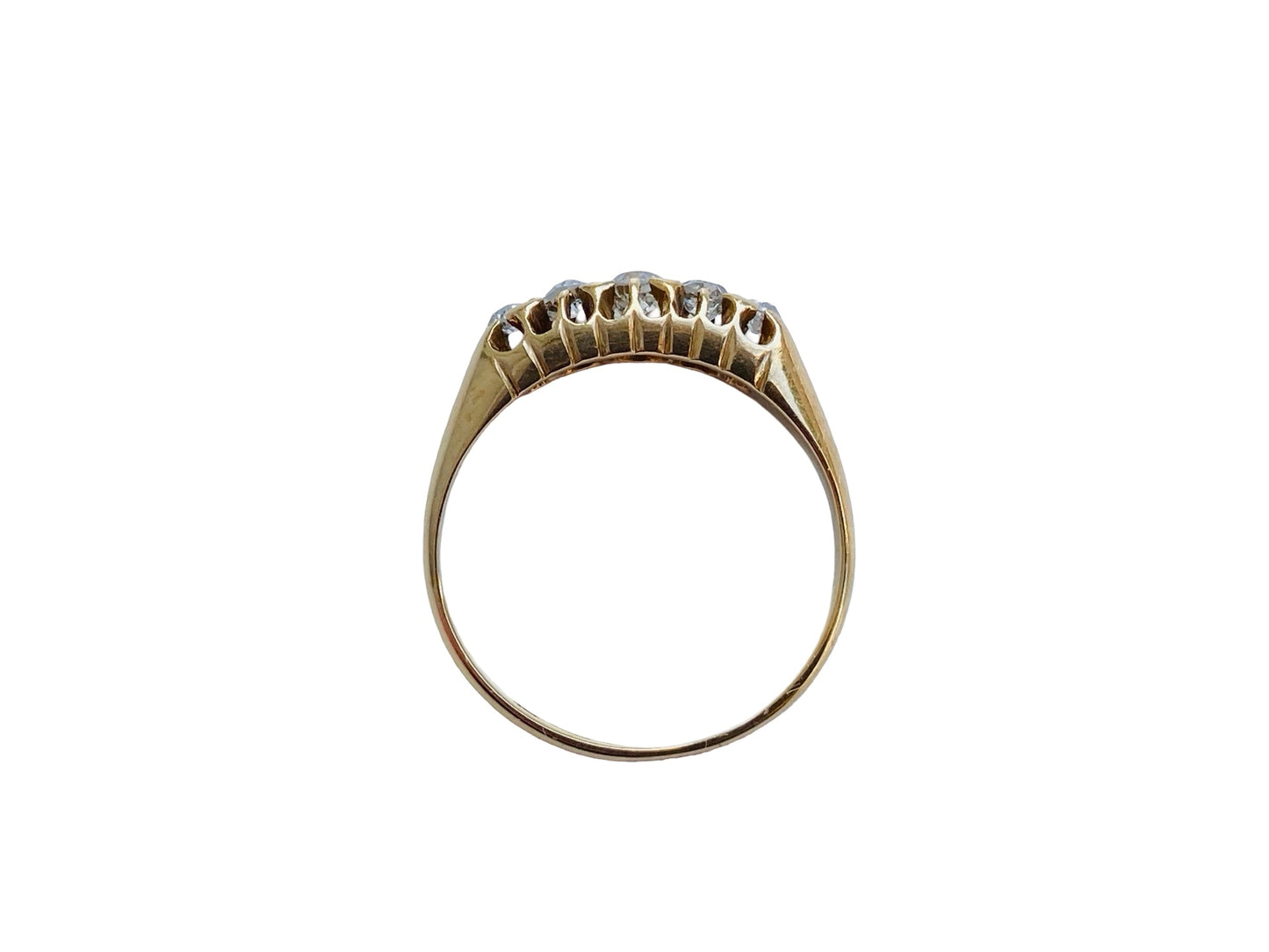 Antique Victorian 18ct Gold Five-Stone Diamond Ring