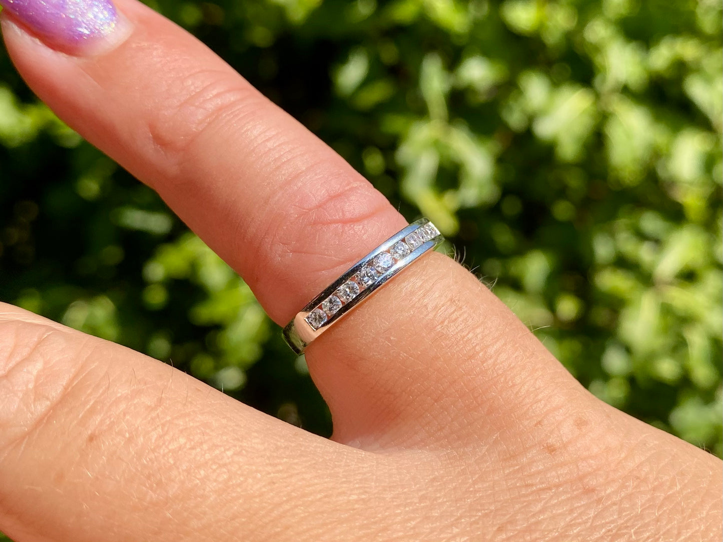 18ct Gold Nine-Stone Diamond Ring