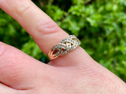 9ct Gold Diamond Ring