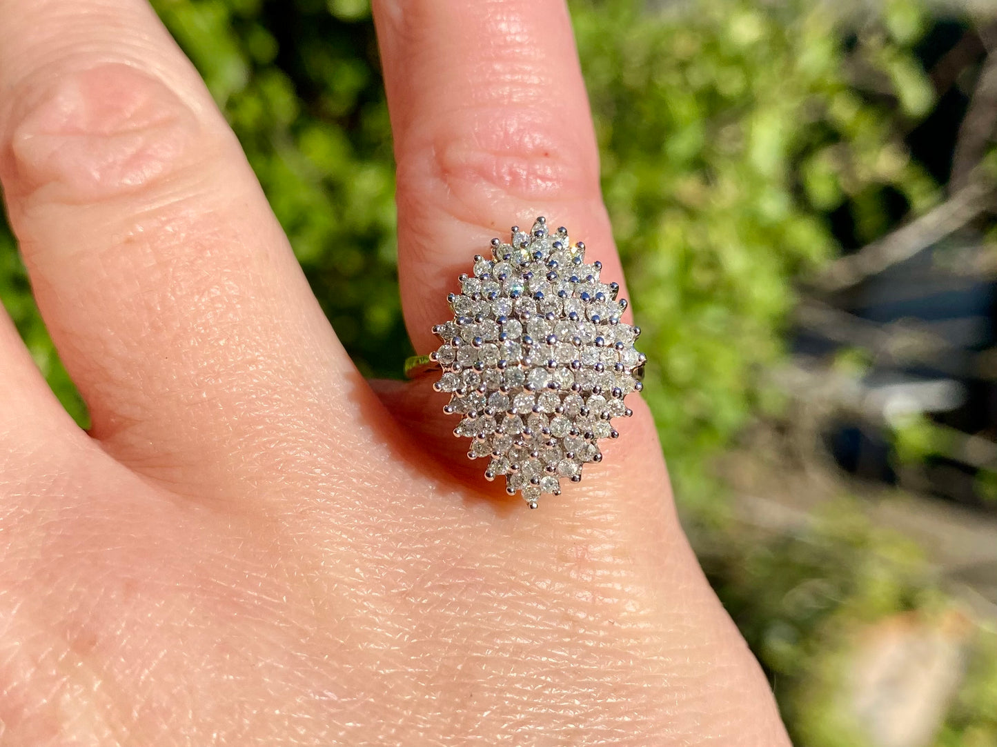 10ct Gold Diamond Ring
