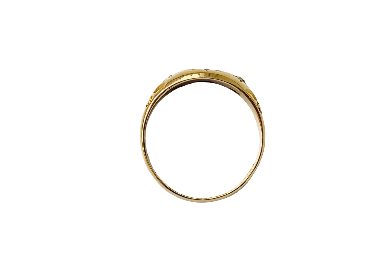 Antique 18ct Gold Ruby & Diamond Ring