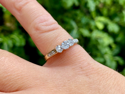 9ct Gold 0.25ct Diamond Ring