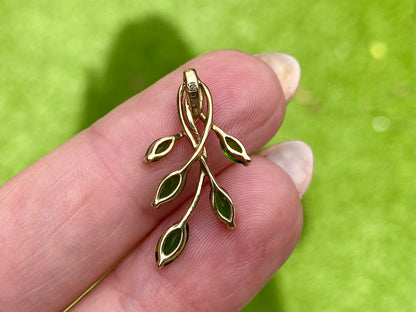 9ct Gold Dopside Pendant