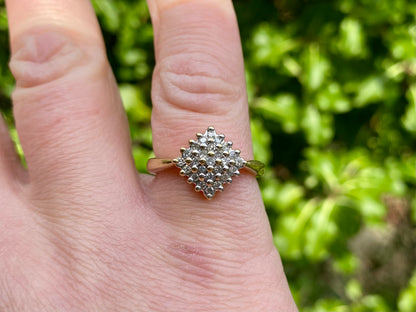 9ct Gold Diamond Ring