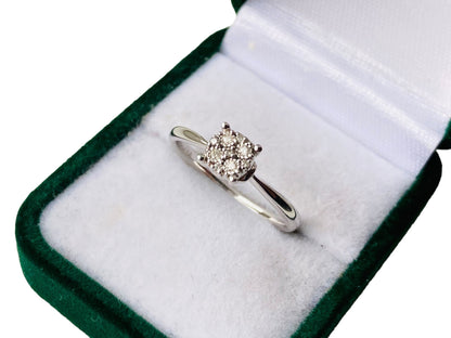 9ct Gold Diamond Ring