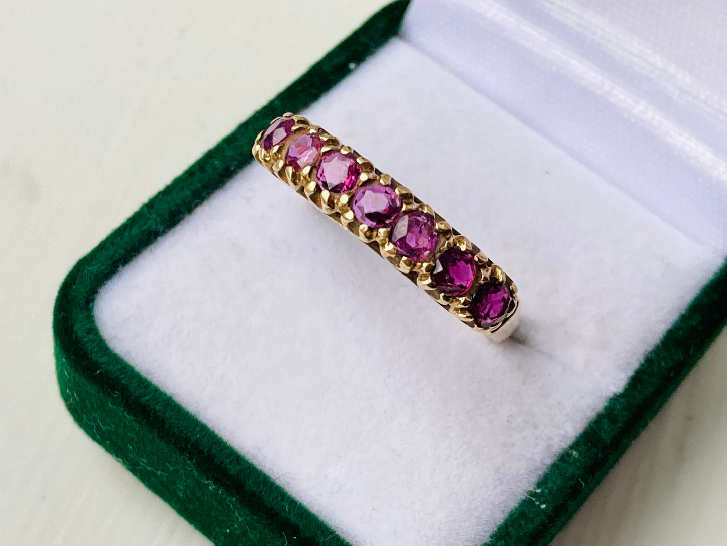 Vintage 9ct Gold Ruby Ring