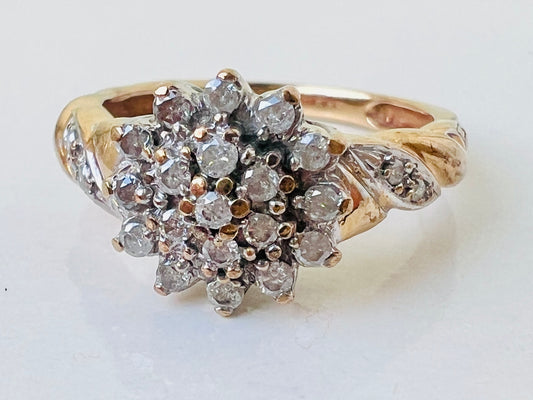 9ct Gold Diamond Ring