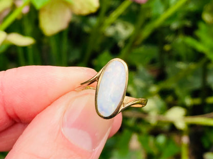 Vintage 9ct Gold Opal Ring